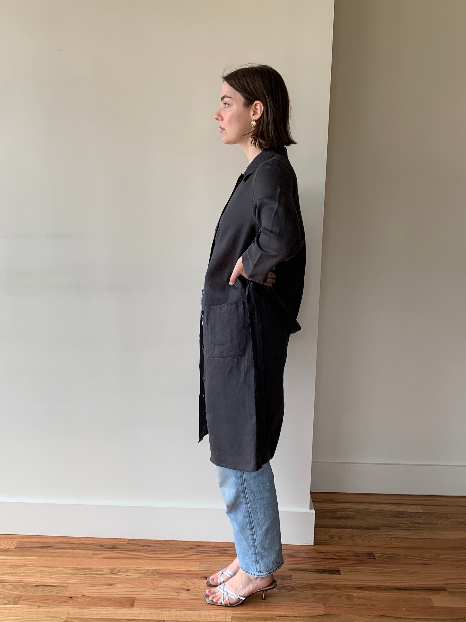 agnès b. linen shirt jacket