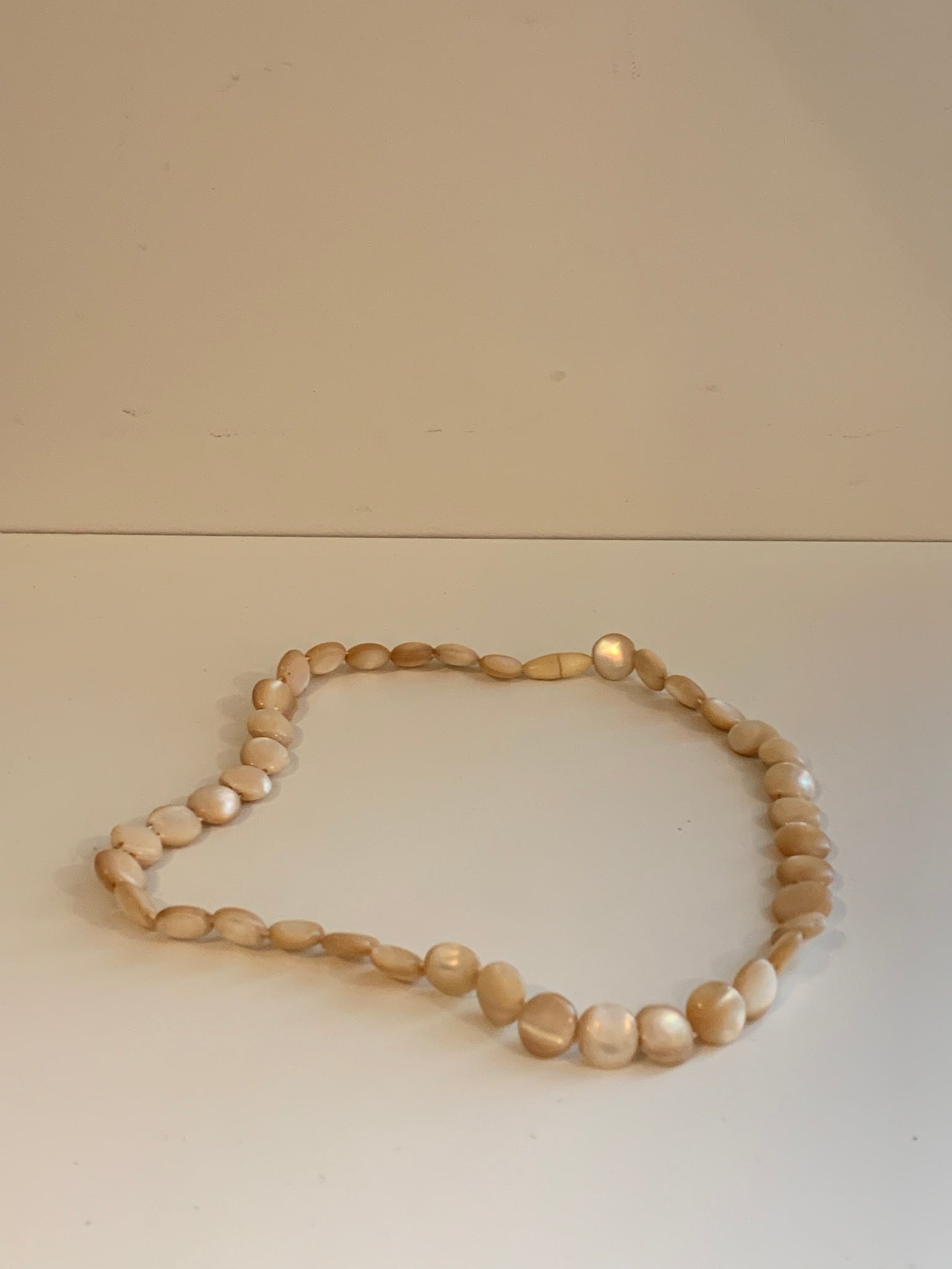 Antique mother of pearl necklace