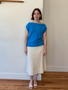 Paris Georgia cowl neck top