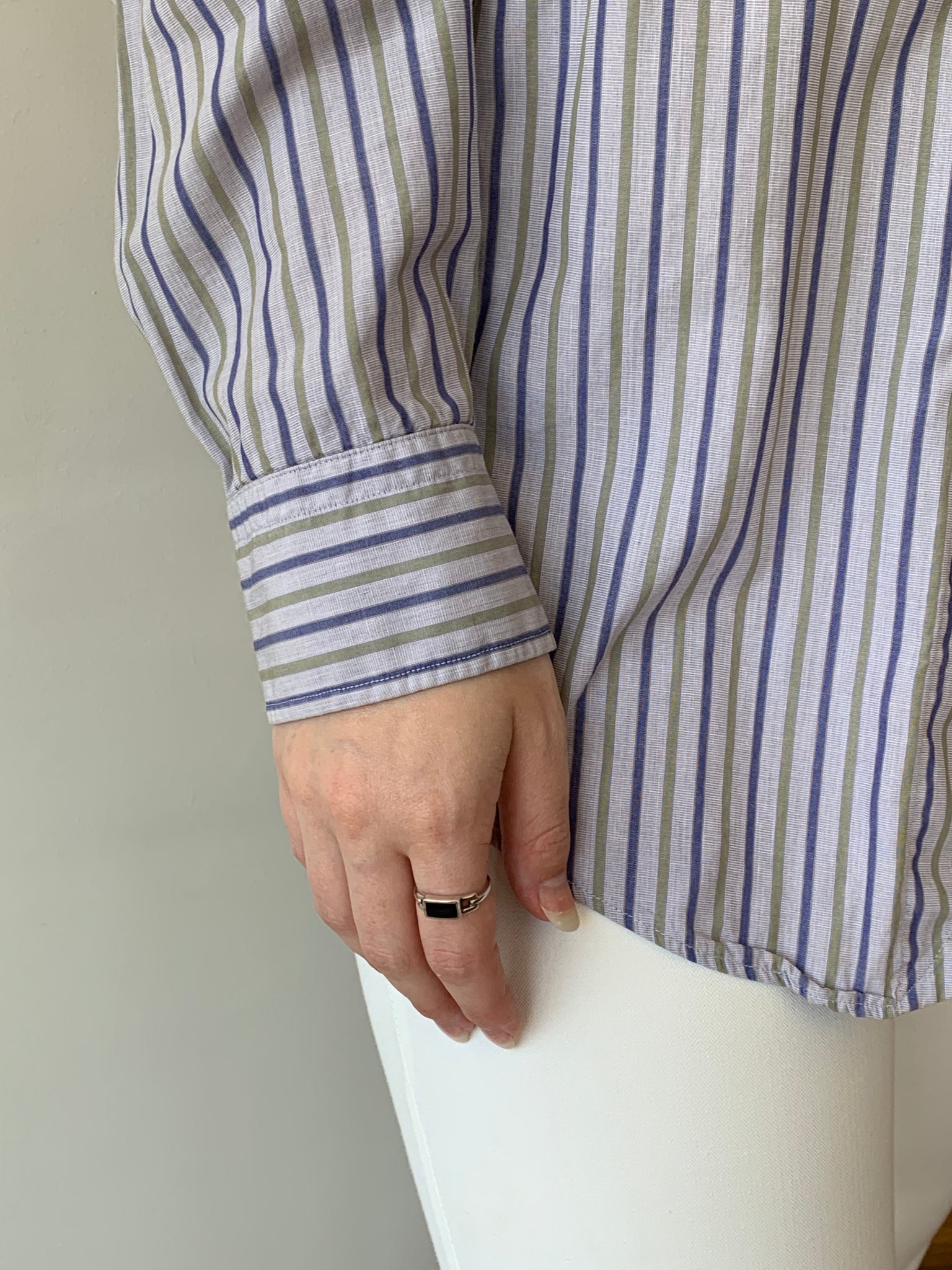 Sterling and opal ring