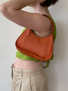 Orange vintage Coach handbag
