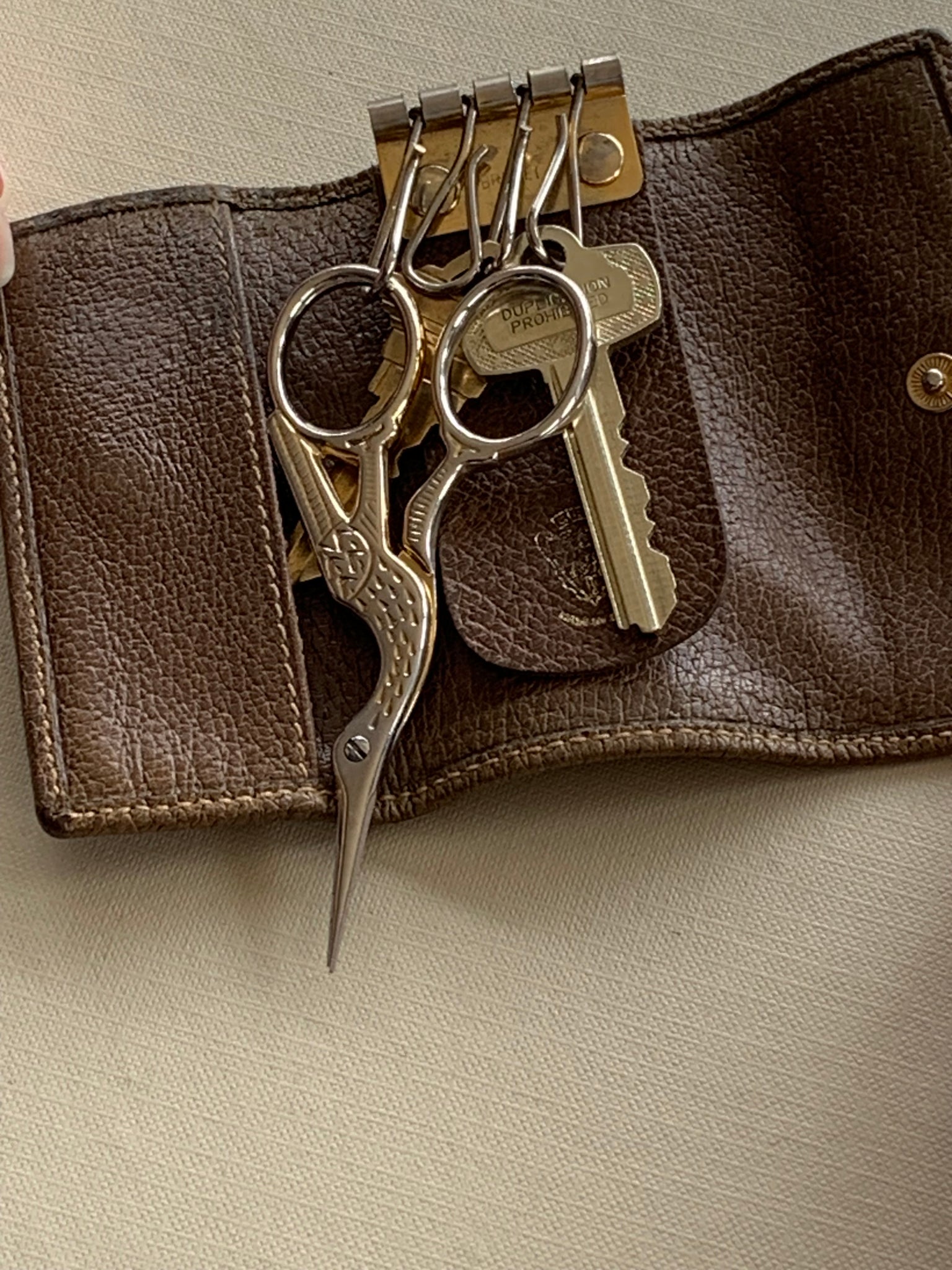Vintage Gucci key holder wallet