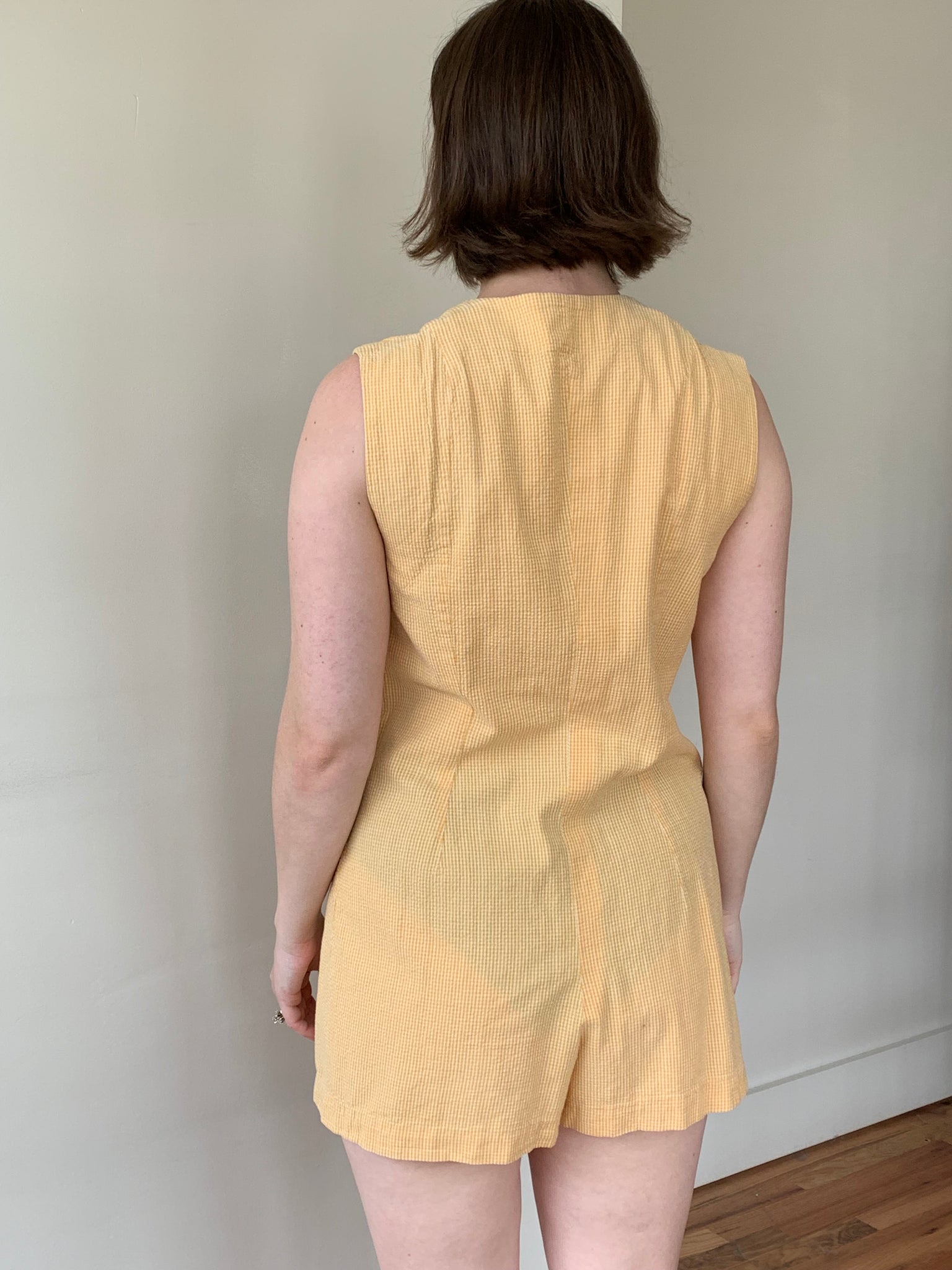 Vintage seersucker play suit