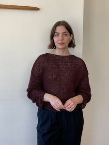 sarah pacini crochet sweater