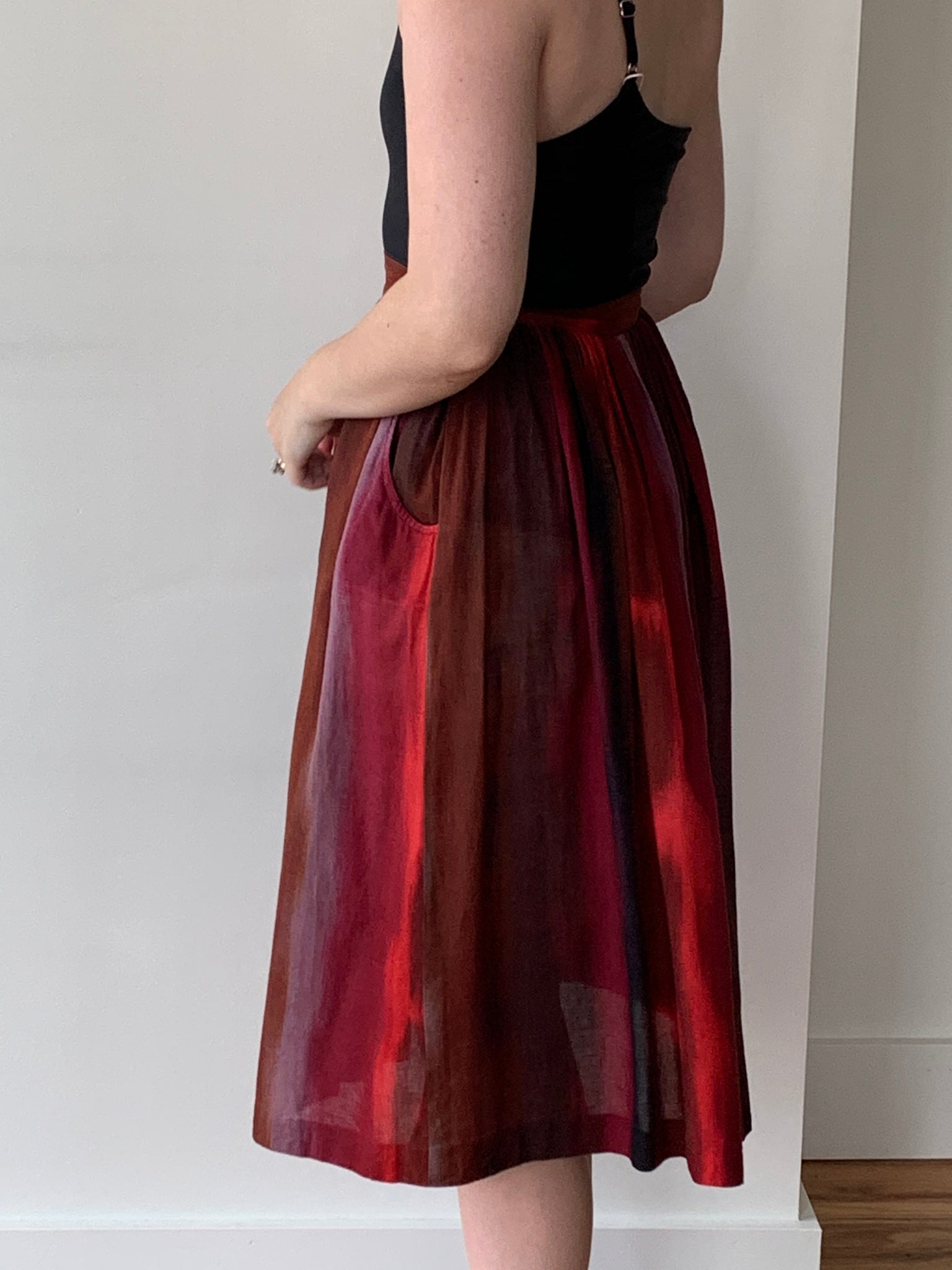Vintage French ombré skirt