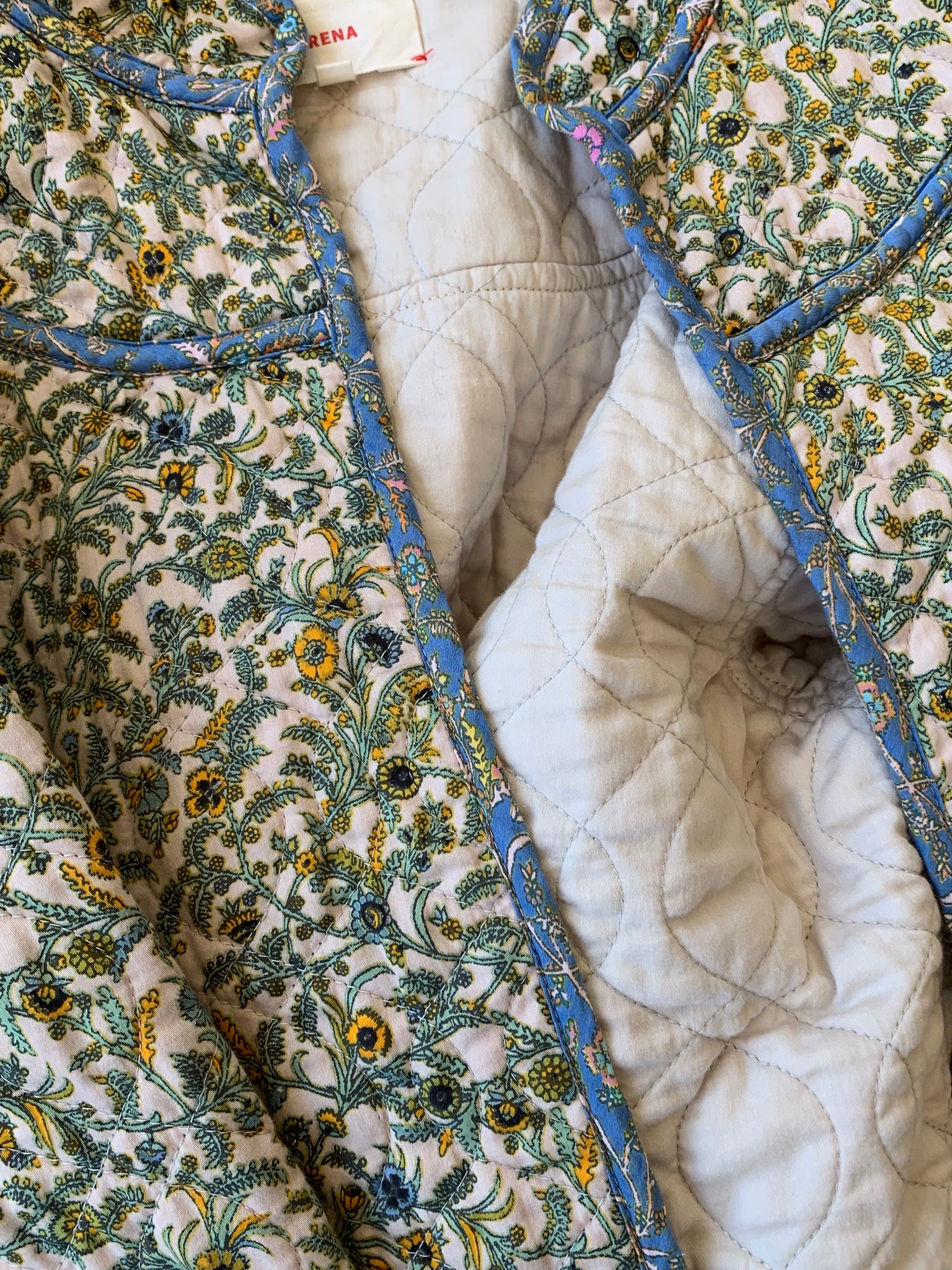 xirena floral quilted jacket