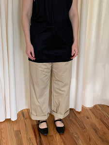 Black sheer vintage tank