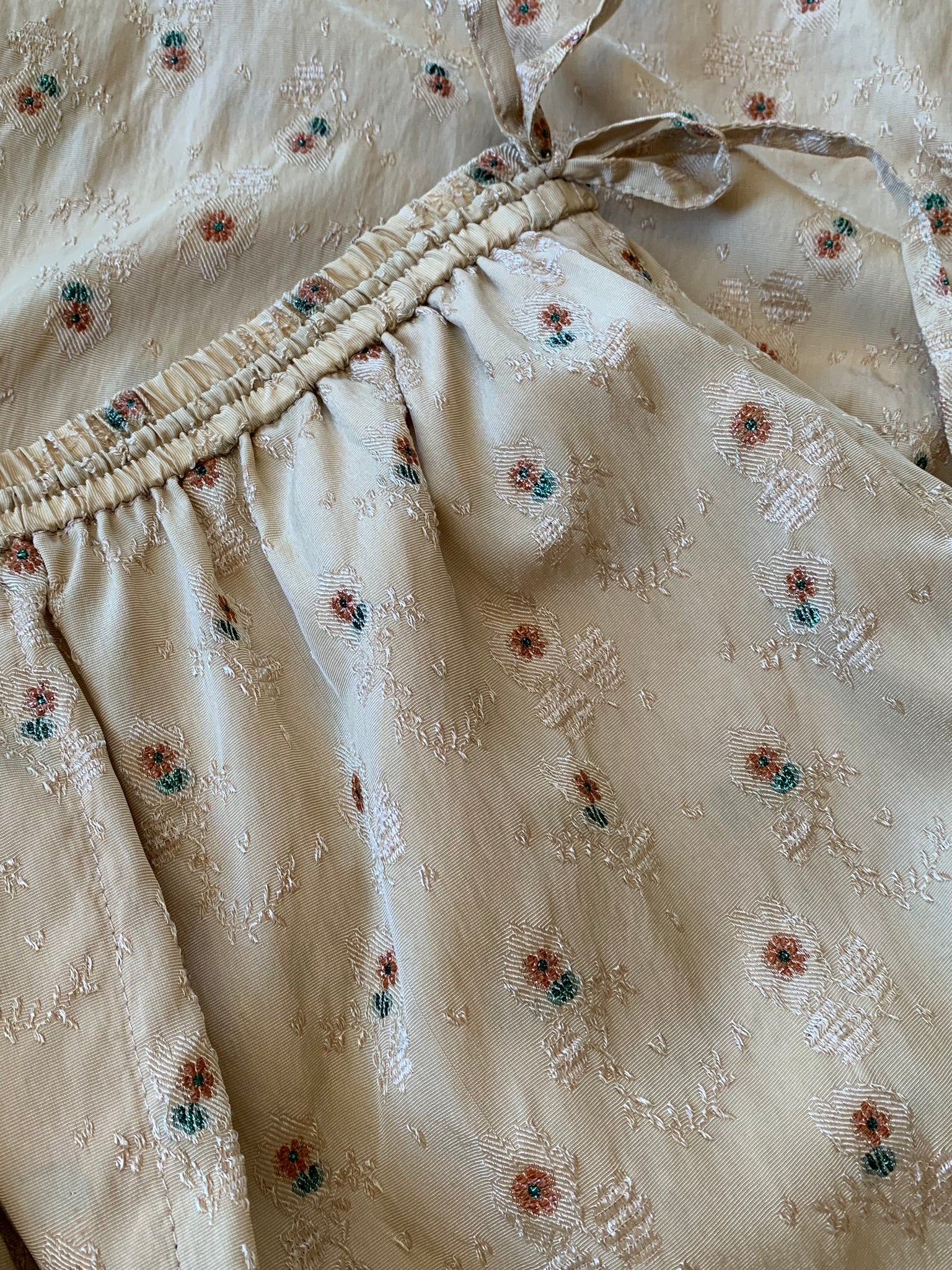Cordera floral jacquard pants