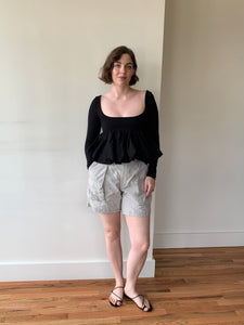 the line by k bubble hem top