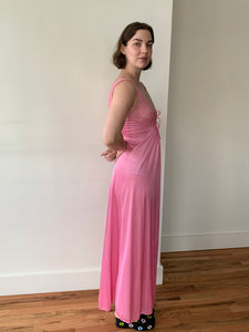 Pink vintage slip dress