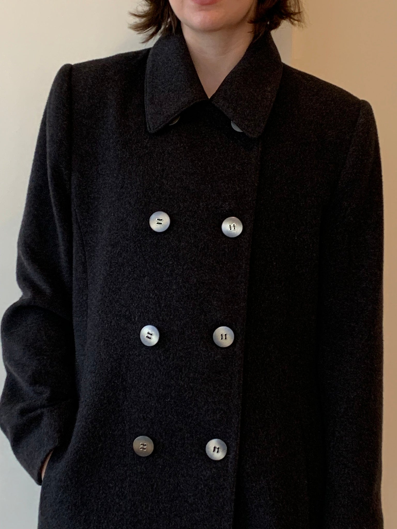Jacobson’s wool and cashmere overcoat
