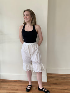 Cream antique bloomers
