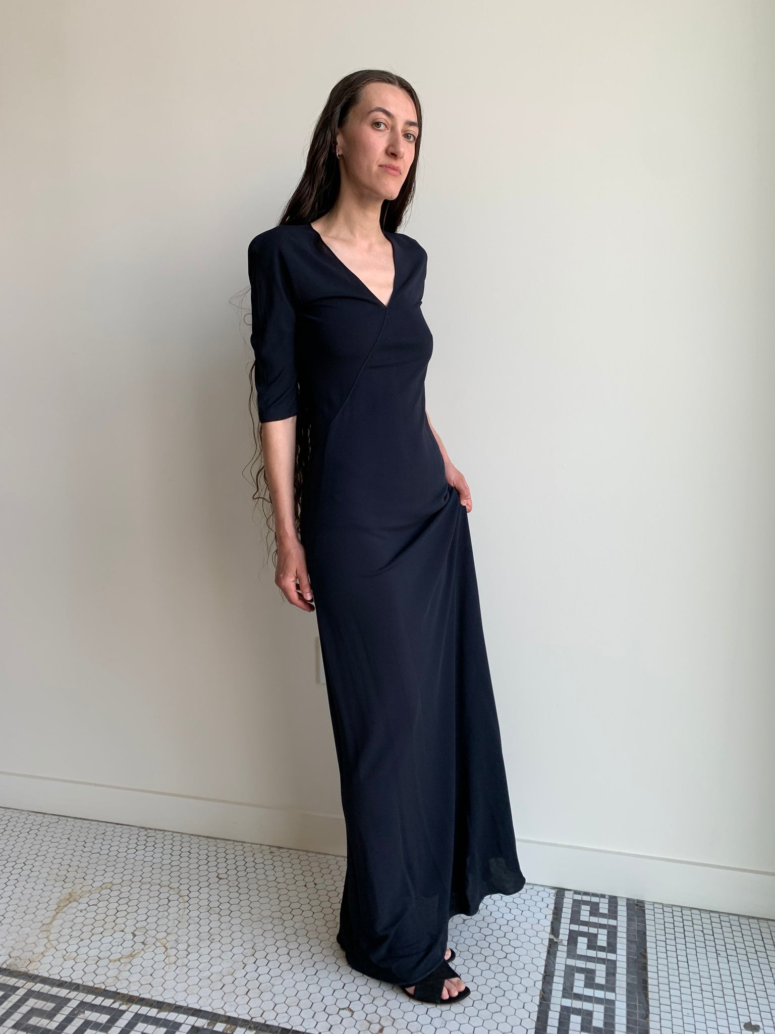 Calvin Klein Collection navy dress