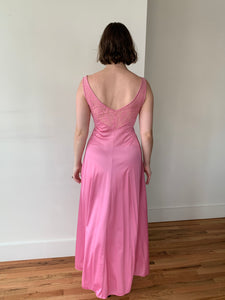 Pink vintage slip dress