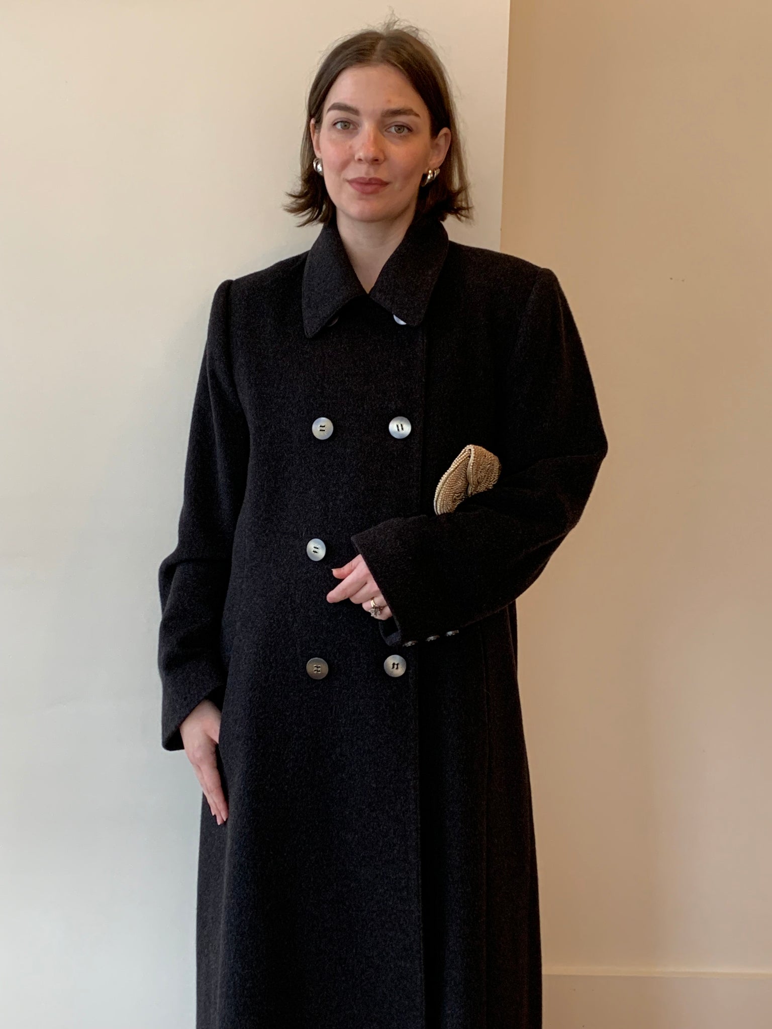 Jacobson’s wool and cashmere overcoat