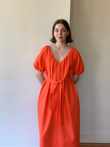 Mara Hoffman orange maxi dress