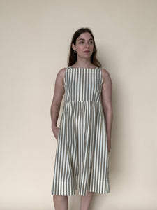 Striped smock dress