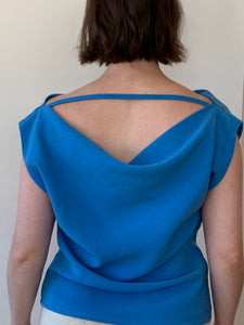 Paris Georgia cowl neck top