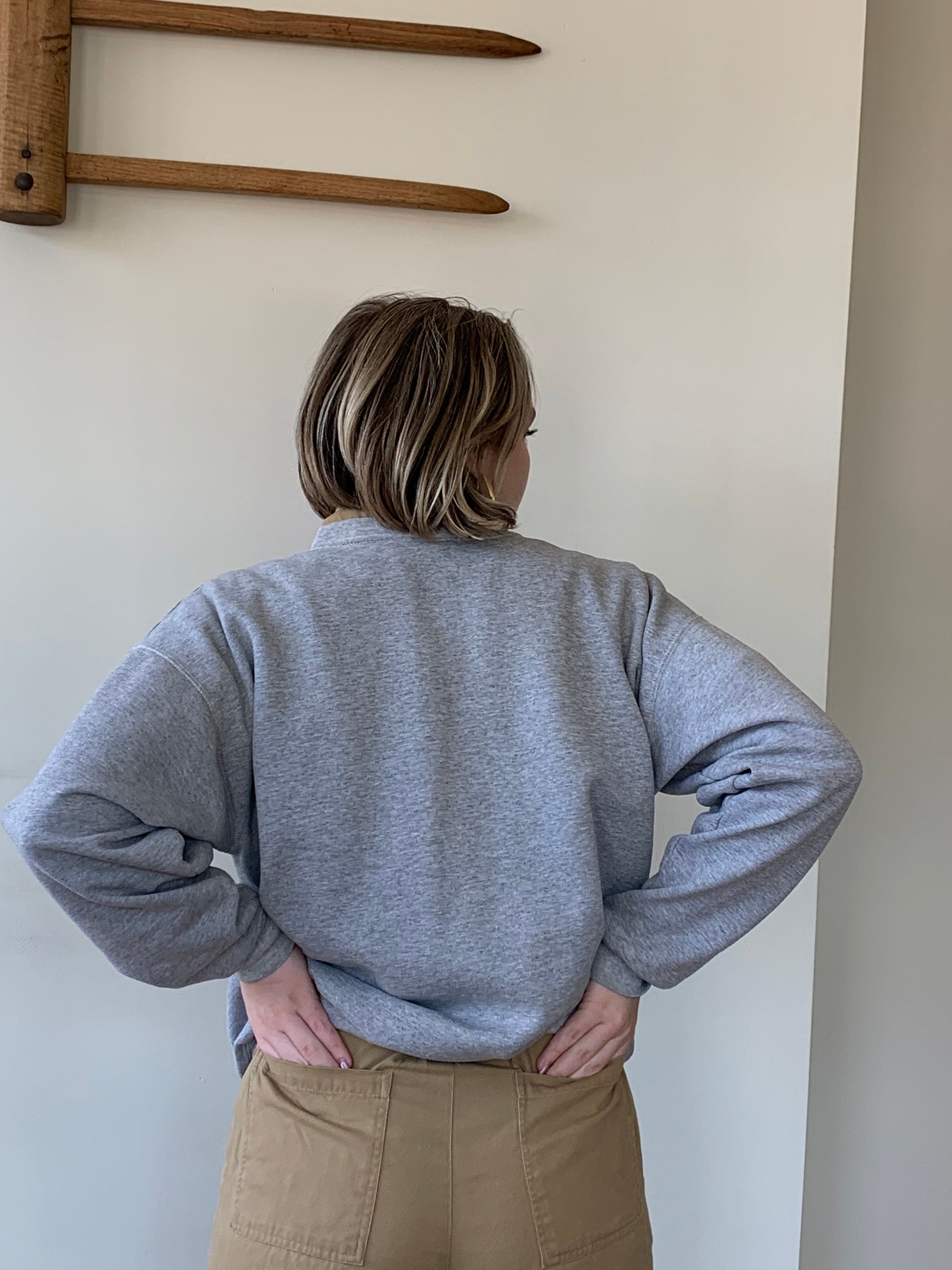 Gray vintage Champion sweatshirt