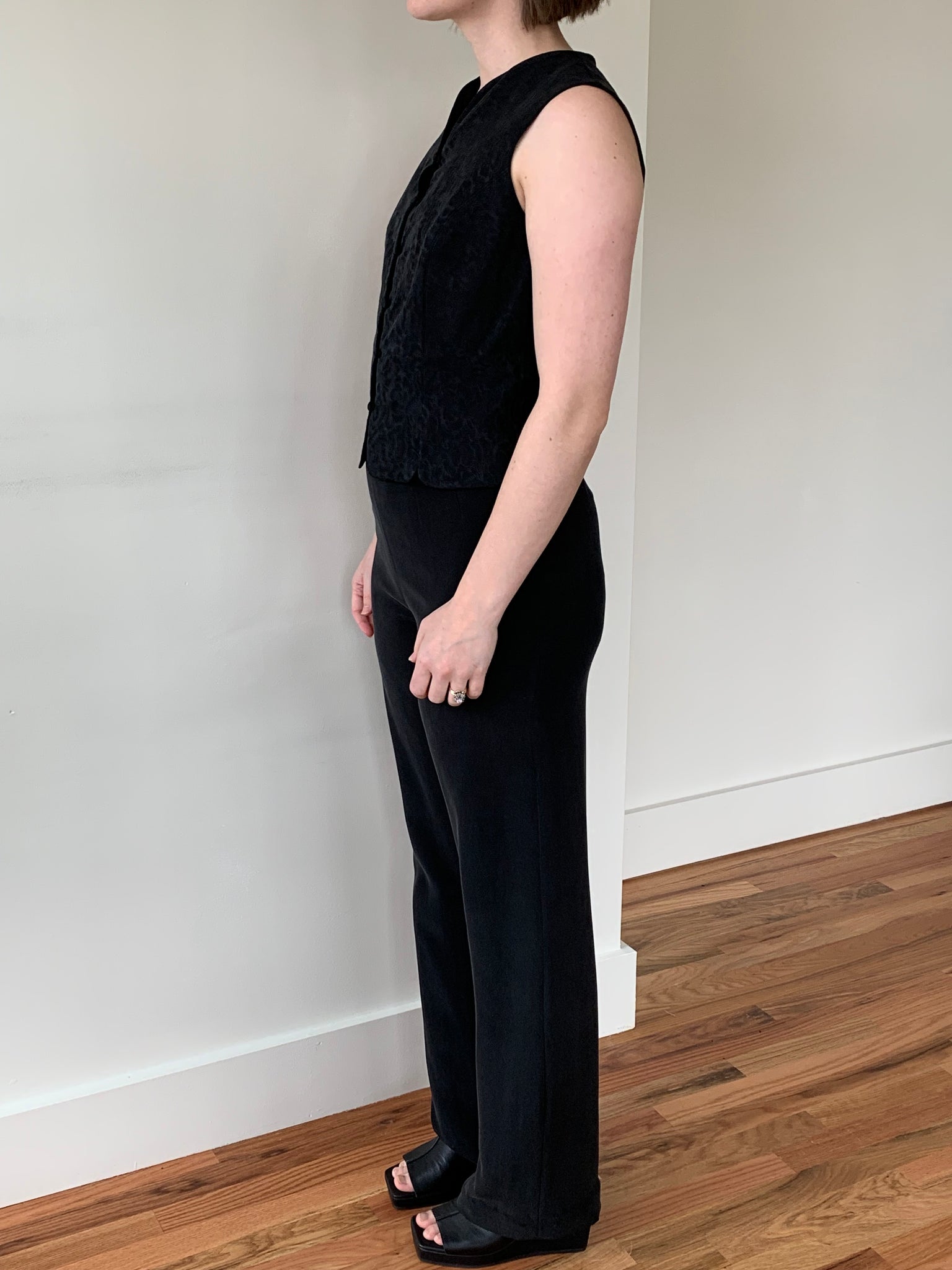 1990s silk 3-piece suit