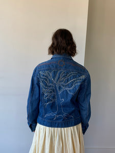 Lee embroidered vintage denim jacket