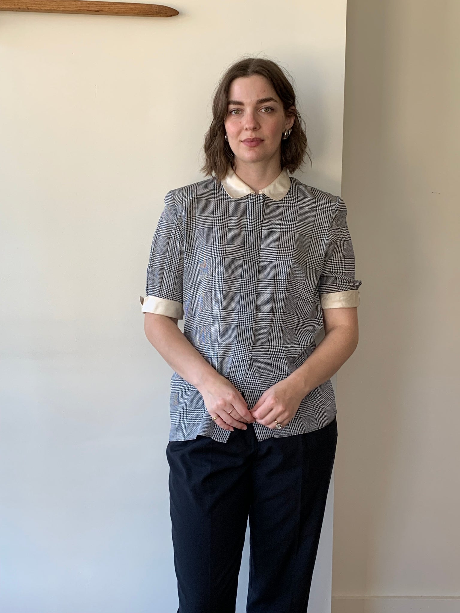 Gloria Sachs silk blouse