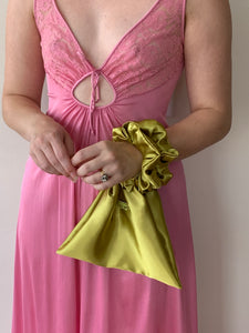 Satin scrunchie bag