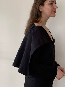 Baserange cotton cape shirt dress