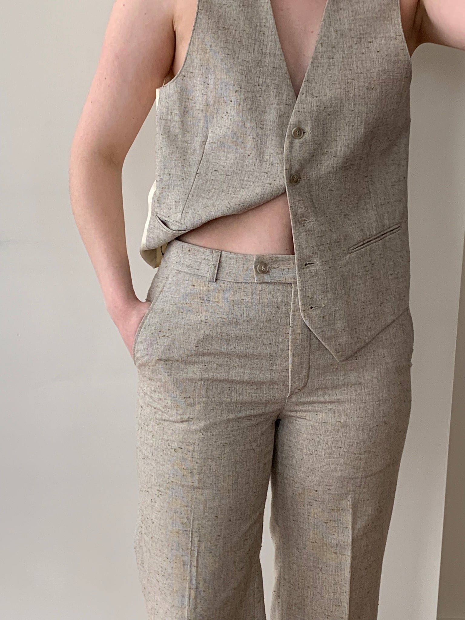 1980s YSL pant suit