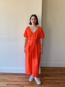 Mara Hoffman orange maxi dress