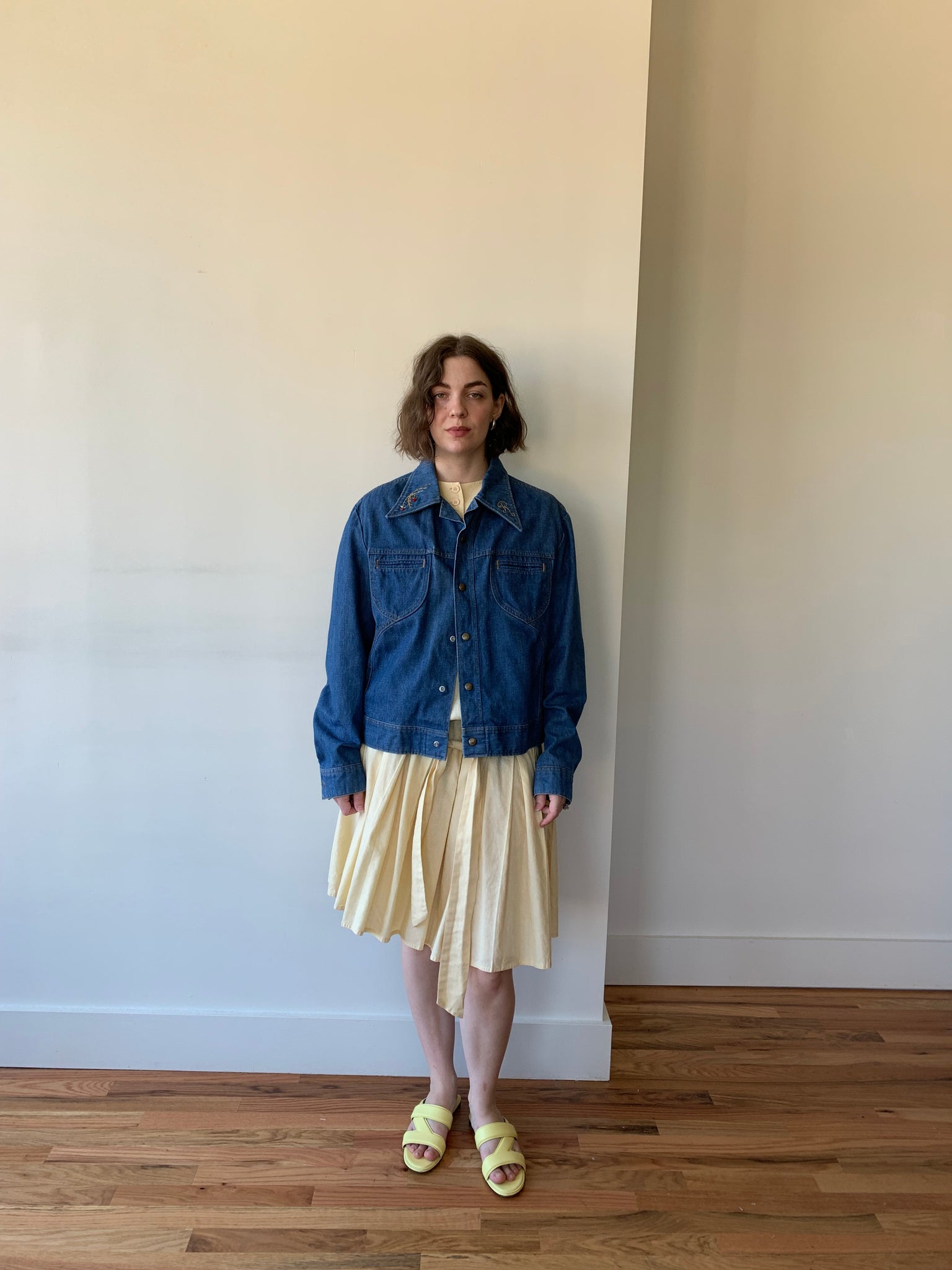 Lee embroidered vintage denim jacket