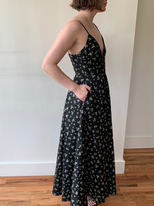 Sau Lee floral jacquard midi dress