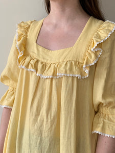 Meadows linen smock dress