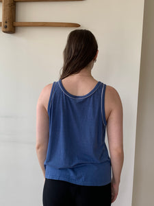 Vintage blue tank top