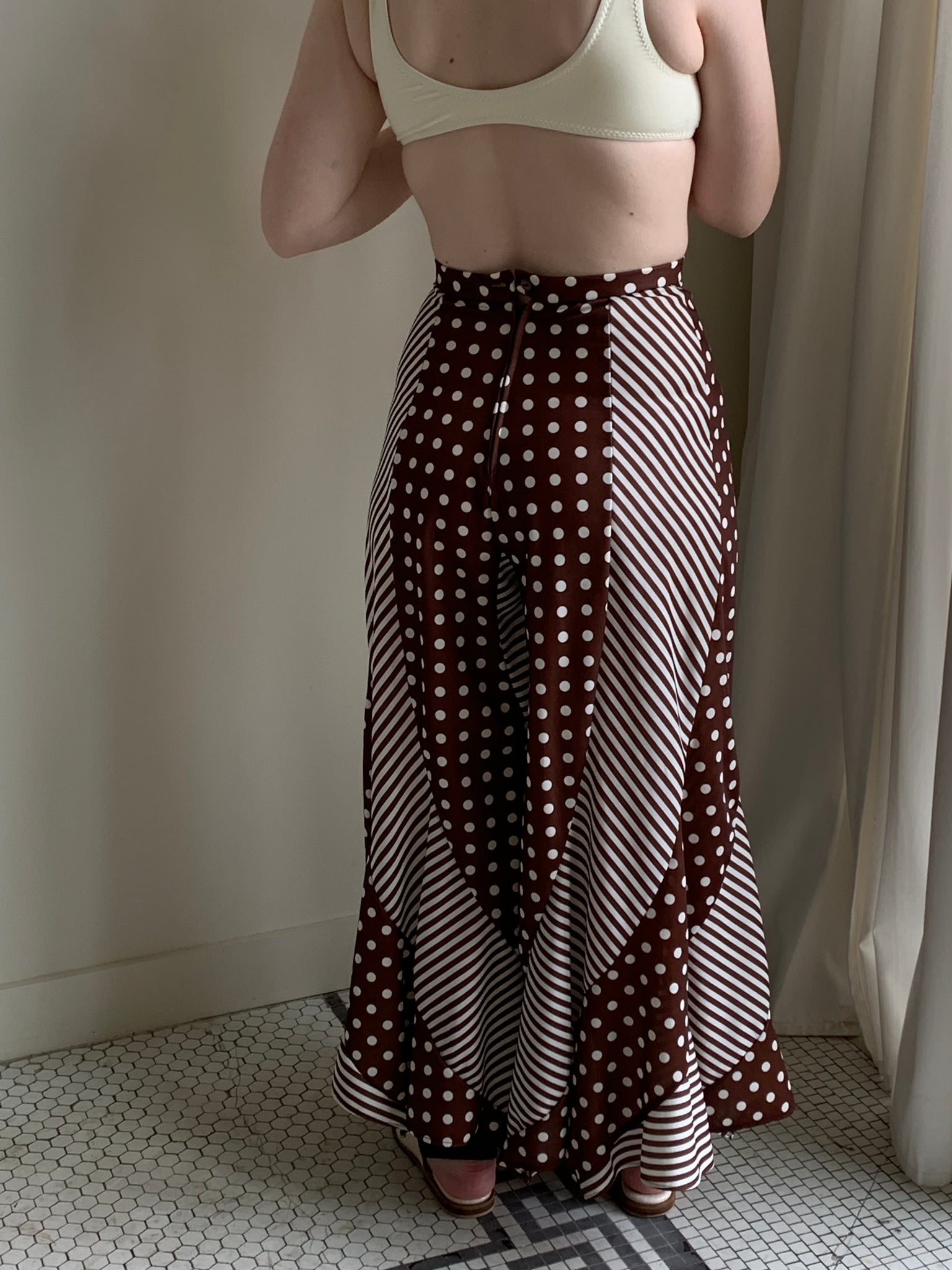Vintage polka dot pants