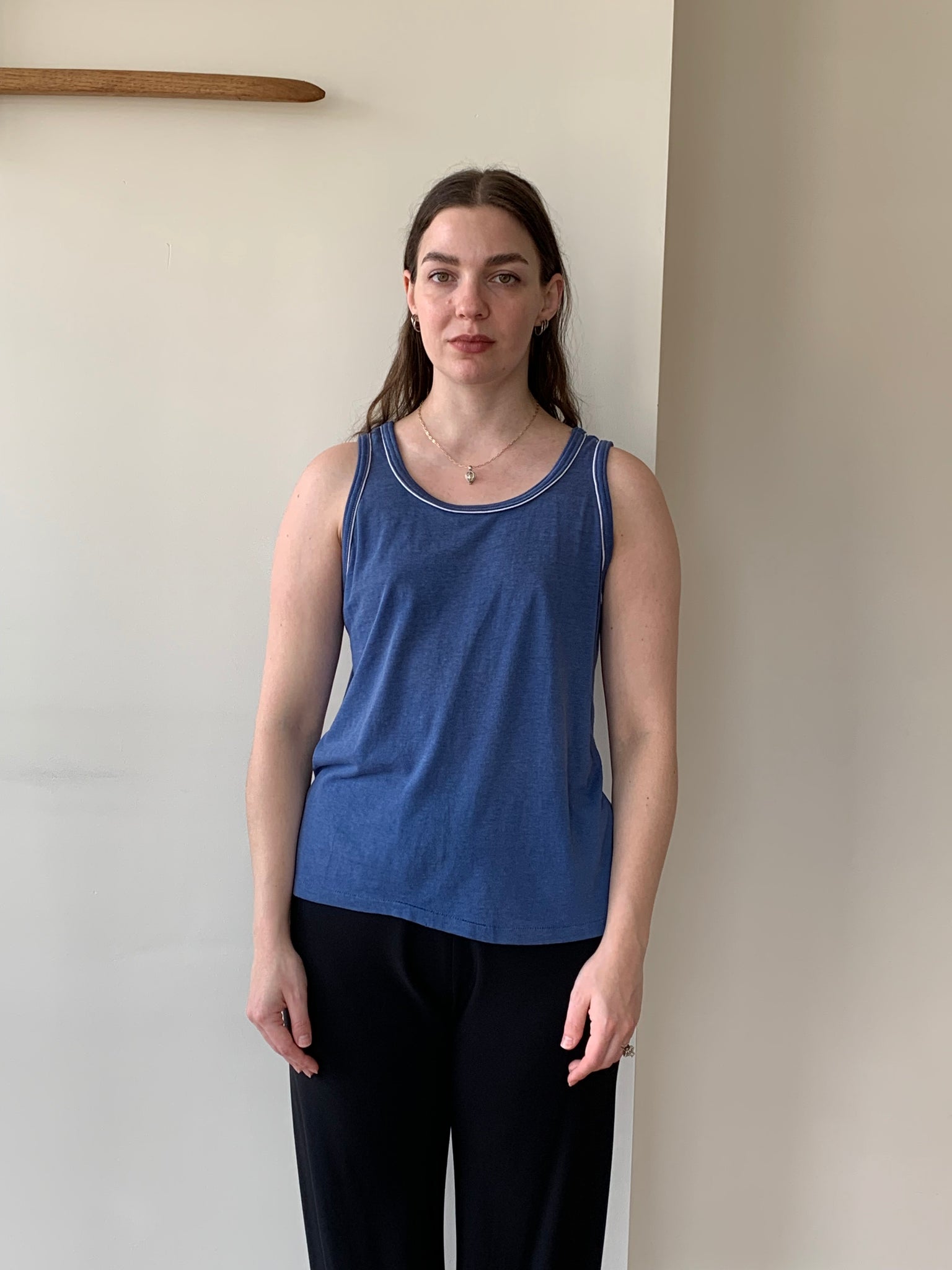 Vintage blue tank top