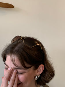 Prada metal-rimmed sunglasses