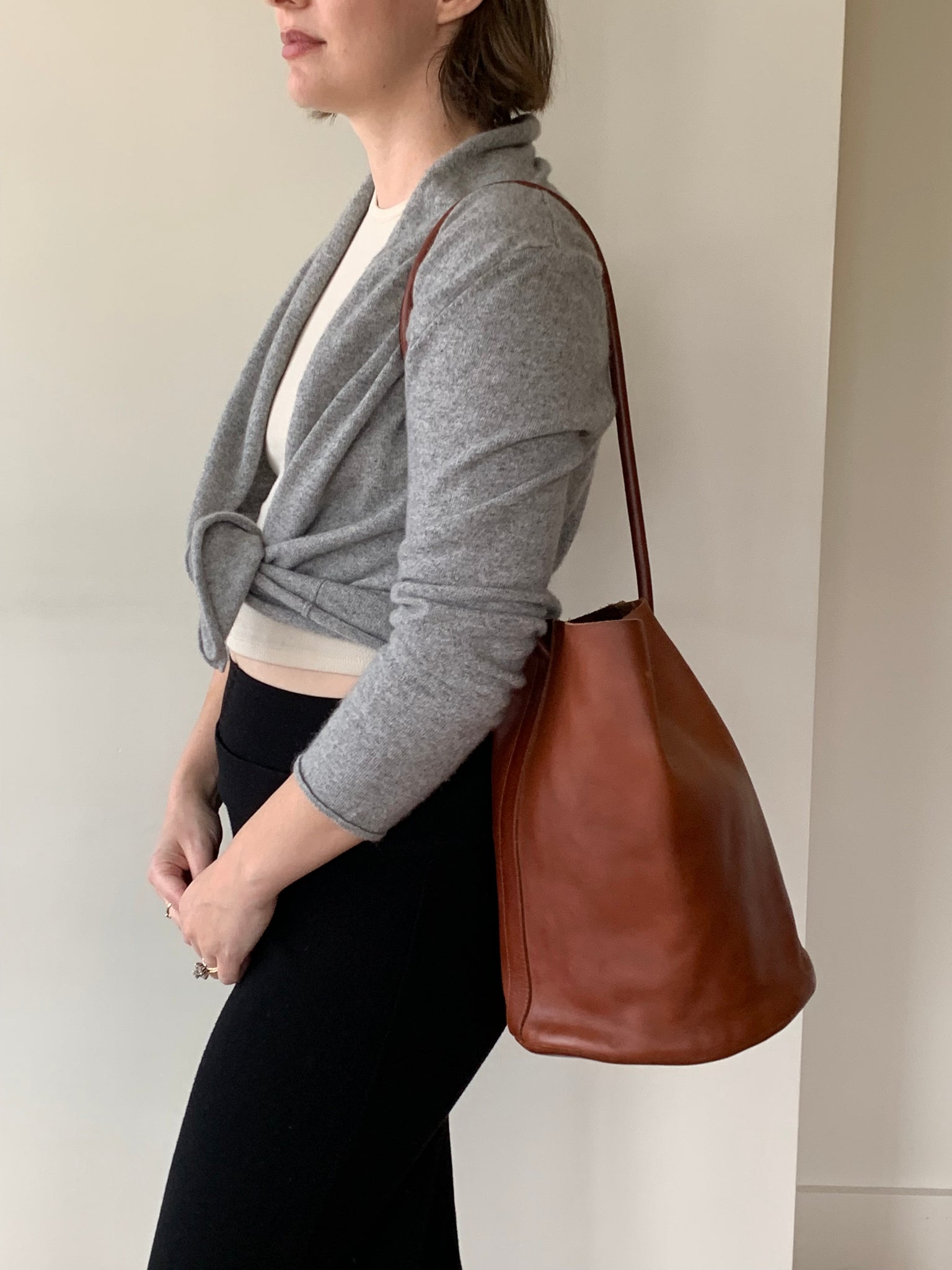 Are Studio leather shoulder bag