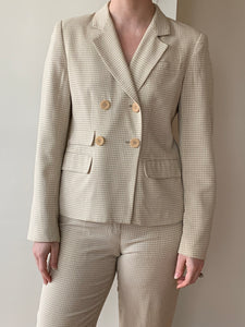 Vintage DKNY grid suit