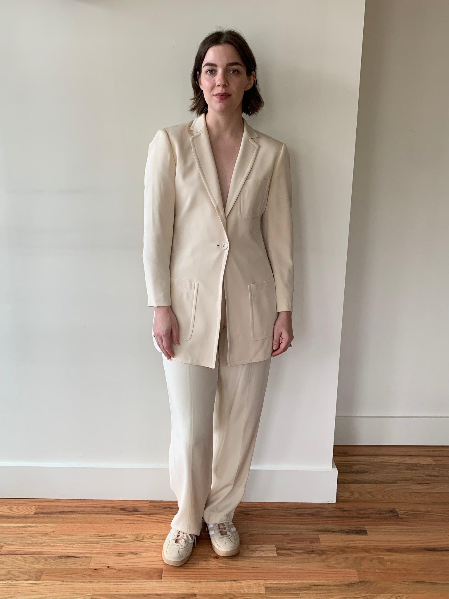 Worth silk pant suit
