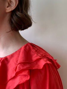 The Great ruffled smock top