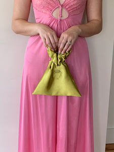Satin scrunchie bag