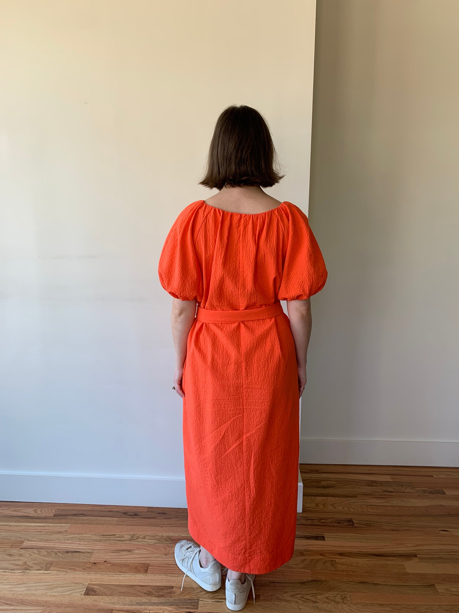 Mara Hoffman orange maxi dress