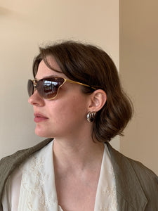 Prada metal-rimmed sunglasses