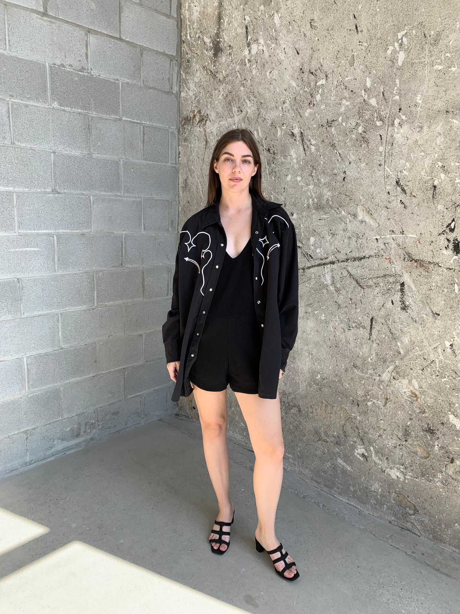 silk western shirt