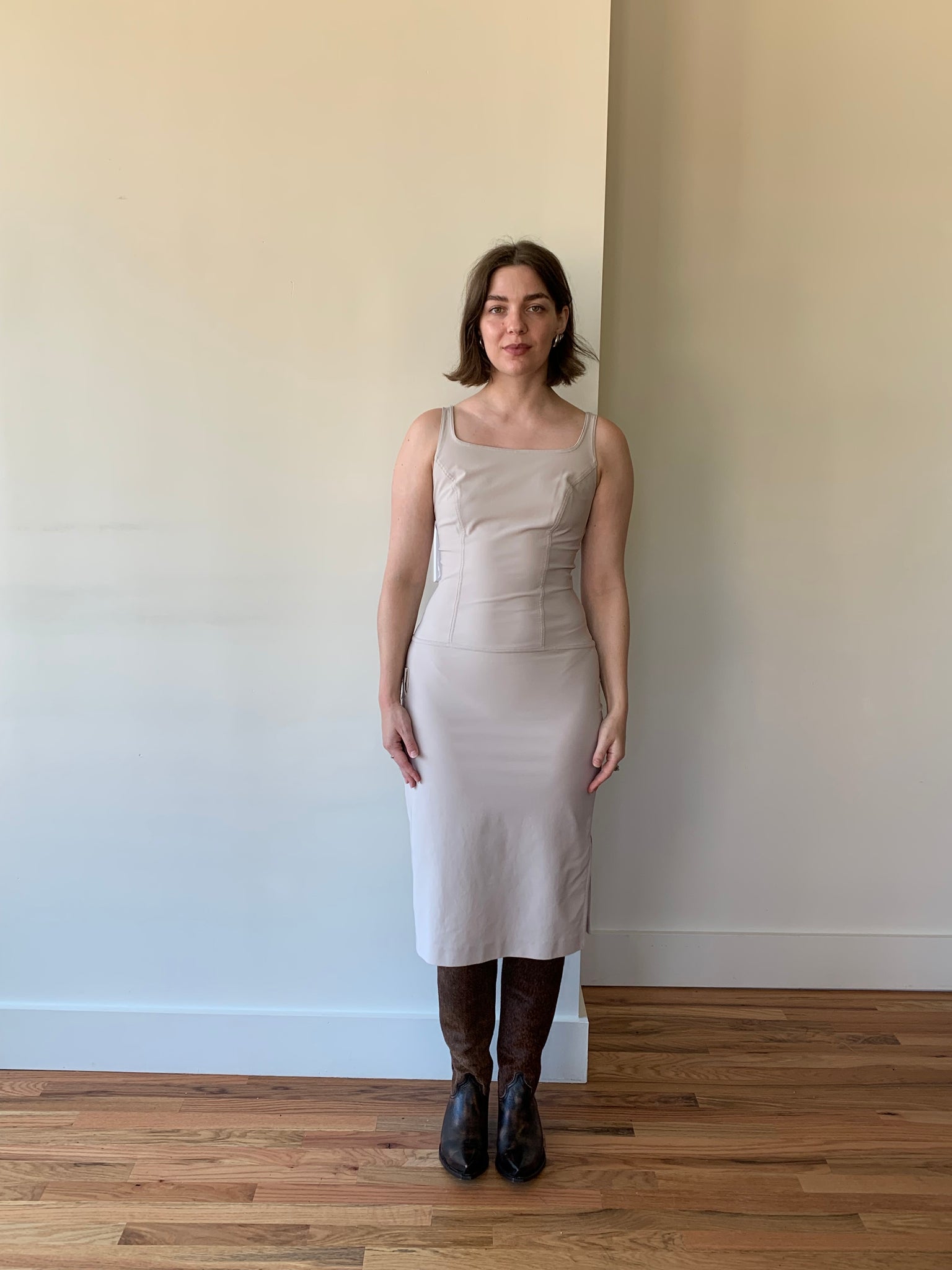Vintage Nicole Miller drop waist dress