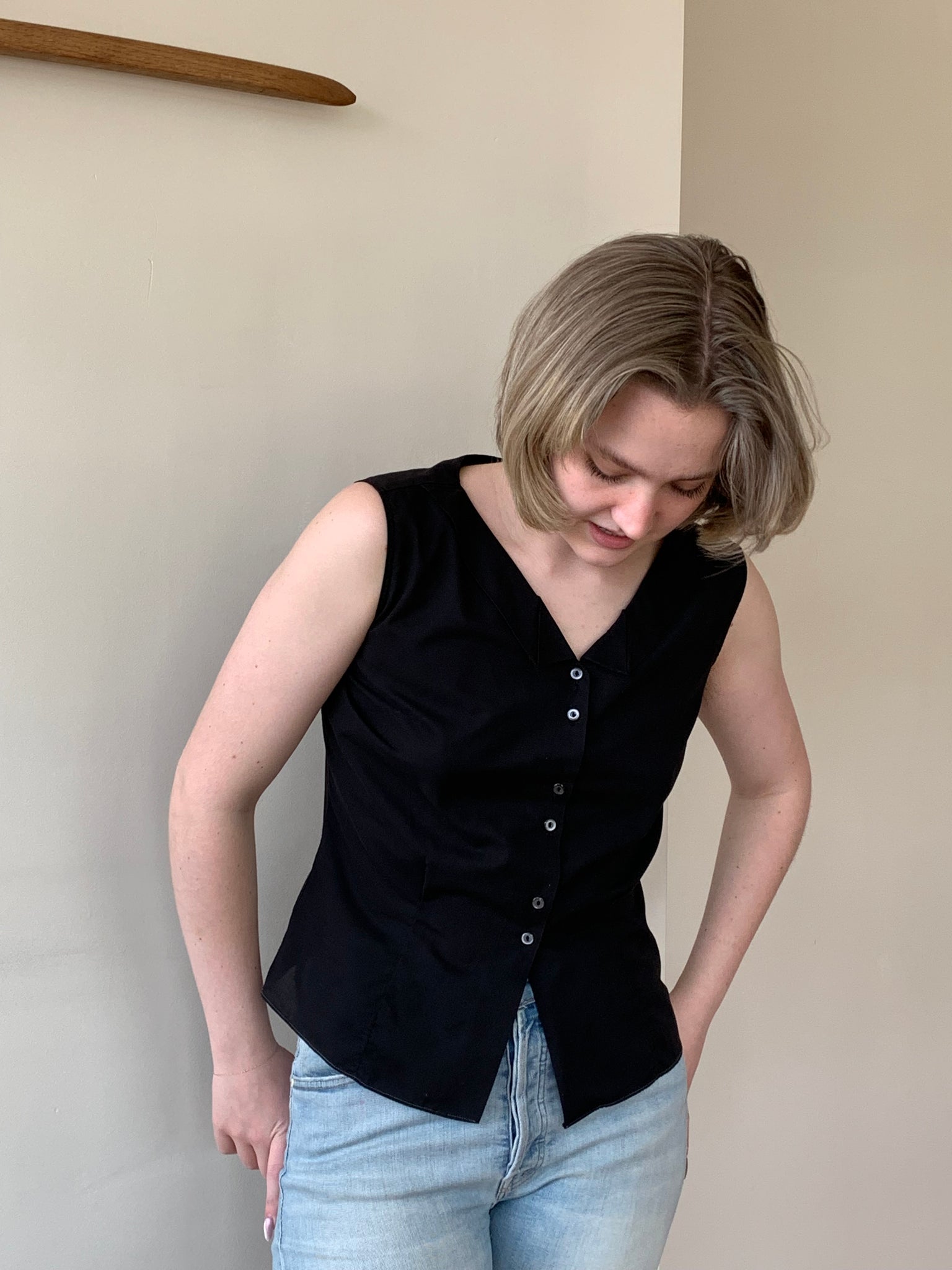 Vintage collared blouse