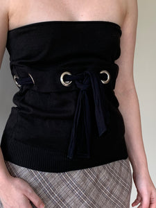 Chloé black tube top