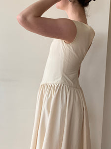 Hand painted drop waist dress from Oaxaca