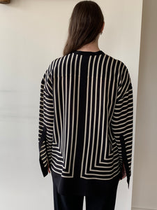 Totême striped scarf blouse